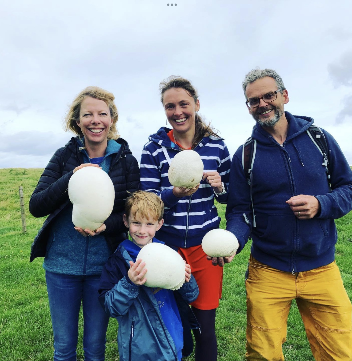 Large mushrooms found on Forage London mushroom hunting